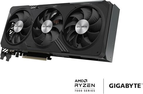 بطاقة رسومات GIGABYTE Radeon RX 7700 XT Gaming OC 12G، 3X WINDFORCE Fans 12GB 192-bit GDDR6، بطاقة فيديو GV-R77XTGAMING OC-12GD in Saudi Arabia
