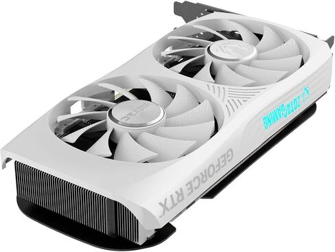 ZOTAC Gaming GeForce RTX 4070 Twin Edge OC White Edition DLSS 3 12GB GDDR6X 192-bit 21 Gbps PCIE 4.0 بطاقة رسومات مدمجة للألعاب، IceStorm 2.0 تبريد متقدم، إضاءة Spectra RGB، ZT-D40700Q-10M in Saudi Arabia