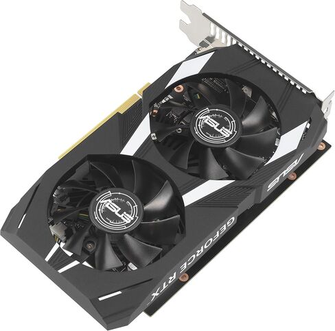 بطاقة رسومات الألعاب ASUS Dual NVIDIA GeForce RTX 3050 OC Edition - PCIe 4.0، ذاكرة GDDR6 سعة 8 جيجابايت، HDMI 2.1، DisplayPort 1.4a، فتحتان، تصميم مروحة Axial-tech، تقنية 0dB، دعامة فولاذية in Kuwait