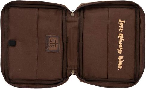 STS Ranchwear Cowhide Tablet/Book Cover Cowhide/Tornado Brown One Size in Saudi Arabia