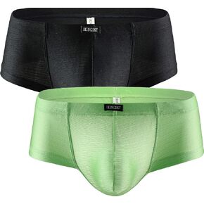 iKingsky Men's Cheeky Thong Underwear Sexy Mini Cheek Boxer Briefs Stretch Brazilian Back Mens under Panties in Kuwait