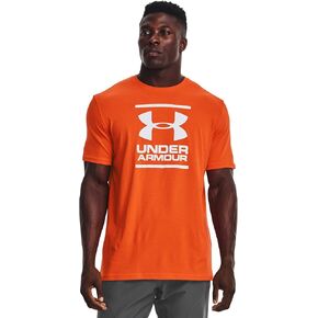 Under Armour mens Global Foundation Short-sleeve T-shirt , (466) Cosmic Blue / White / Blizzard , X-Large