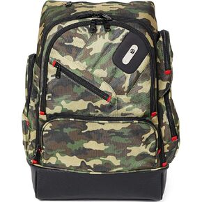 FUL Refugee 15 Inch Sleeve Laptop Backpack, Padded Computer Bag For Commute or Travel, 1680 Denier, Black