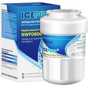 ICEPURE MWF Raplacement for GE SmartWater MWF, MWFP, HDX FMG-1, GSE25GSHECSS, 46-9991, GSH25JSDDSS, MWFA, GSHS6LGBBHSS, PC75009, RWF1060,GSHS6HGDBCSS, 197D6321P006 Refrigerator Water Filter 3PACK