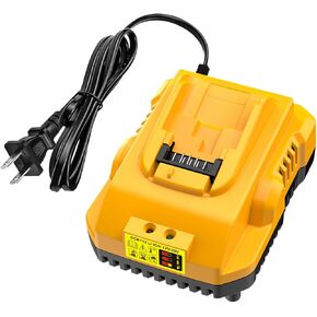 DCB112 Charger Replacement for Dewalt Battery Charger Compatible with Dewalt 12V 20V Max Lithium Battery DCB201 DCB204 DCB205 DCB206 DCB120 DCB127 DCB112 DCB115 DCB118 DCB107 DCB105 DCB102(Yellow)