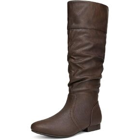 DREAM PAIRS Women's Knee High Pull On Fall Weather Winter Boots