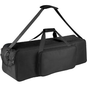 HEMMOTOP Tripod Bag, 31.5x8.3x8.3in Tripod Carrying Case Heavy Duty, Mic Stand Bag with Double Zipper Tent Pole Bag with Large External Pocket Fits Tripod/Micphone stand up to 31 Inches