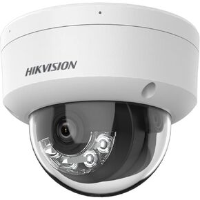 Hikvision IP Camera Outdoor Indoor Compatible DS-2CD1183G2-LIUF 8mp Smart Hybrid Light Fixed Dome Network Camera 2.8mm Lens PoE Security Camera IP67 IK08 Original International Version