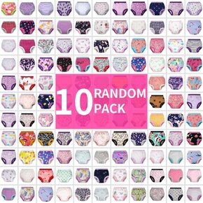 BIG ELEPHANT Random Color Potty Training Underwear - 10 Pcs Set, Training Pants for Boys and Girls