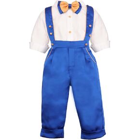 Baby Boy Christmas Outfit Toddler Boy Suit Wedding Birthday Formal Gentleman Ring Bearer Outfits Tuxedo