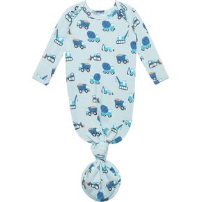 Posh Peanut Newborn Knotted Baby Gowns 0-3 Months - Easy-Tie Hospital Outfit Viscose from Bamboo Sleepers for Baby Boy & Girl