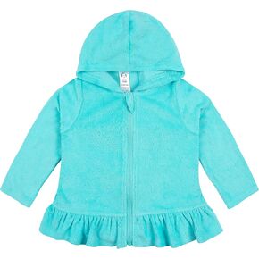 Gerber Baby Girls' and Toddler Zipper Hoodie Terry Swimsuit Cover Up