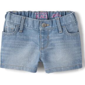 The Children's Place Baby Girls Jean Shortie Shorts