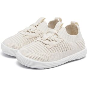 MORENDL Toddler Slip On Sneakers Baby Walking Shoes Non-Slip Breathable Boys & Girls Tennis Shoes Infant Running Shoes
