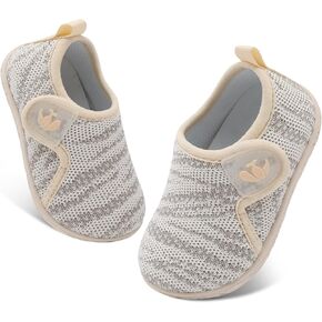 FEETCITY Baby Shoes Boys Girls First Walking Shoes Infant Sneakers Crib Shoes Breathable Lightweight Slip On Shoes