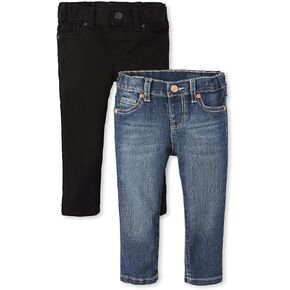 The Children's Place Baby and Toddler Girls' Basic Skinny Jeans, Multipack