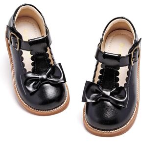 Kiderence Toddler Girls Mary Jane Dress Shoes Little Girls School Oxford Flats