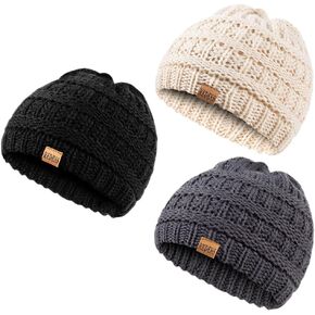REDESS Baby Kids Winter Warm Hats, Infant Toddler Children Beanie Knit Cap Girls Boys