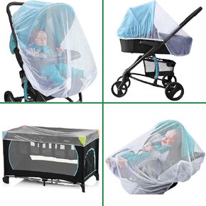 Baby Mosquito Net for Stroller, Car Seat & Bassinet – Premium Infant Bug Netting for Jogger, Carrier & Pack N Play – Toddler Canopy & Gift Packaging