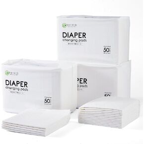Disposable Changing Pads for Baby, 150 Pack Disposable Changing Pad Liners, Waterproof Disposable Underpads, Ultra Absorbent Super Soft Breathable Diaper Changing Mat 13 x 18 in