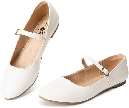 Trary Mary Jane Ballet Flats, Black Flats for Women, Ankle Strap Dressy Comfortable Flats in Saudi Arabia