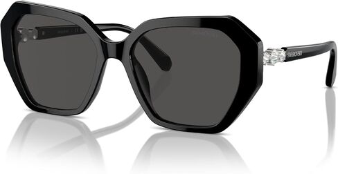 SWAROVSKI SK6017 Sunglasses, Dark Havana/Photochromic Beige to Brown, 56 mm in Saudi Arabia