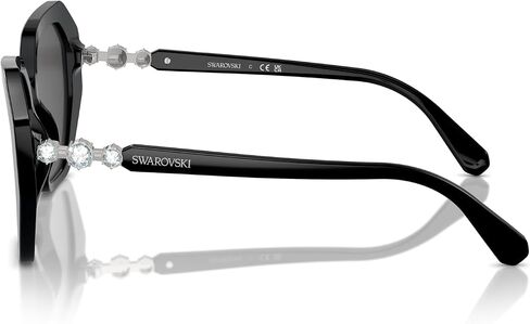 SWAROVSKI SK6017 Sunglasses, Dark Havana/Photochromic Beige to Brown, 56 mm in Saudi Arabia