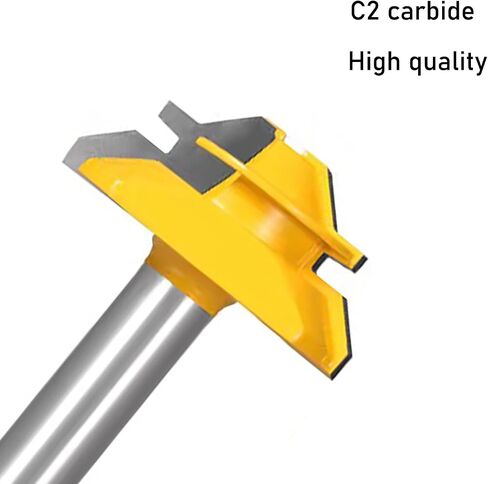 45 Degree Lock Miter Router Bit 3-Piece Set, for 31/64", 3/4"，1"，Cutting Height, 1/2 Inch Shank.Woodworking Tools Joint Router Bits 3PCS 1/2 Shank) in Kuwait