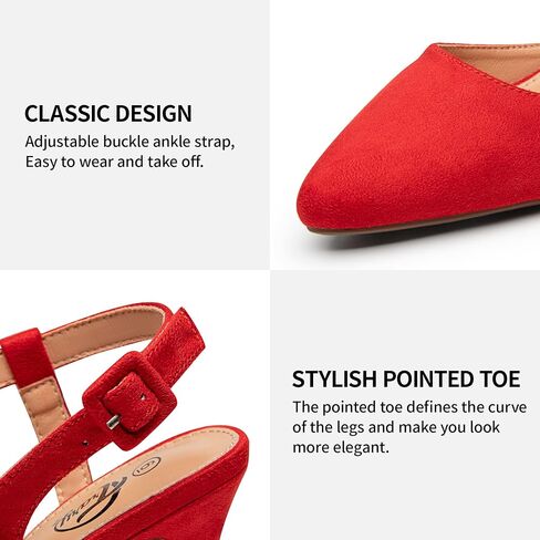 Trary Women’s High Heel Dress Pump Pointed Toe Shoe Classic Office Special Dressy Casua Wedding Pump Shoes in Saudi Arabia