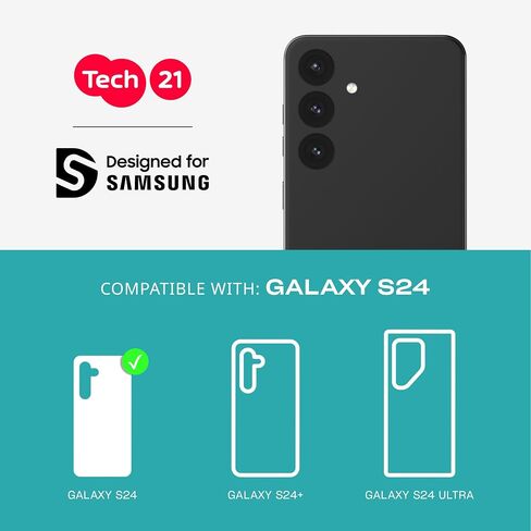 Tech21 Evo Clear for Samsung S24 - Clear in Saudi Arabia