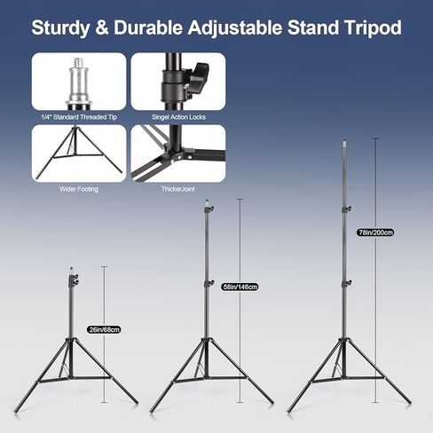 مجموعة إضاءة سوفت بوكس، IFKDNR 105 وات LED إضاءة التصوير الفوتوغرافي المستمر 20 بوصة × 28 بوصة سوفت بوكس ​​5500 كيلو 110 فولت - 240 فولت تيار متردد لمبات ضوء الاستوديو لتسجيل الفيديو والصور الفوتوغرافية مع مقبس E27 in Kuwait