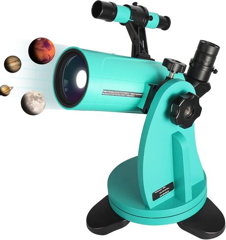 Maksutov-Cassegrain Telescope 60 with Dobsonian Mount, 60mm Aperture 750mm Focal Length, with Finderscope and Phone Adapter, Tabletop Telescopes for Kids Adults Beginners Astronomy in Saudi Arabia