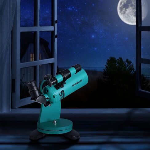 Maksutov-Cassegrain Telescope 60 with Dobsonian Mount, 60mm Aperture 750mm Focal Length, with Finderscope and Phone Adapter, Tabletop Telescopes for Kids Adults Beginners Astronomy in Saudi Arabia