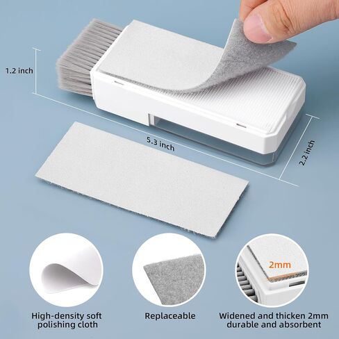 Ordilend Keyboard Cleaning Kit Laptop Cleaner, All-in-One Computer Cleaning Brush Tool, Multi-Function PC Accessories Electronic Cleaner for iPad iPhone Pro Earbuds Camera Monitor with Patent, SkyBlue in Saudi Arabia