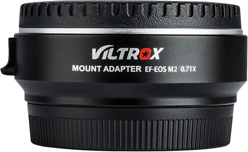 VILTROX EF-EOS M2 Speed Booster 0.71x Canon EF Lens to EF-M Mount Speedbooster for Canon m50 ii m6 ii m200 m50 m6 m5 in Saudi Arabia