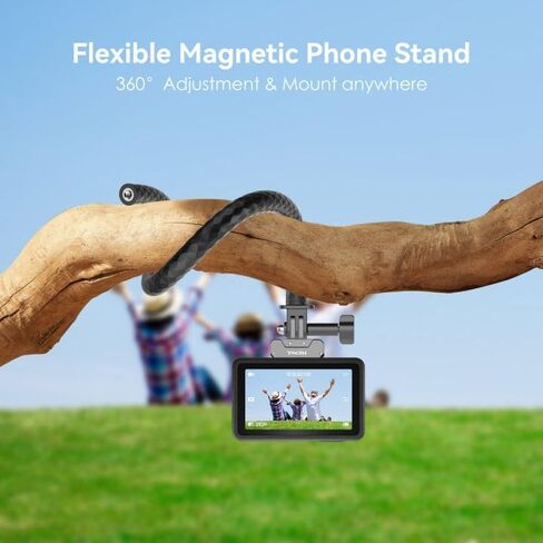 Flexible Mount Clamp for GoPro Insta360 Hero 12/11/10/9/8/Akaso EK7000/Insta360 X4/X3 More Action Camera, Tripod Stand Neck Holder Selfie Stick for Tube, Treadmill, Stroller, Car, Desk in Saudi Arabia