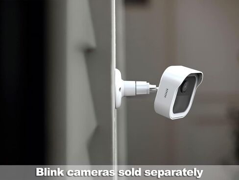 غلاف كاميرا Blink الخارجية الجديد تمامًا ودعامة التثبيت (الجيل الرابع والجيل الثالث)، 3 عبوات من الغطاء الواقي وحامل قابل للتعديل 360 درجة مع وحدة مزامنة ومخرجين (أسود) in Saudi Arabia