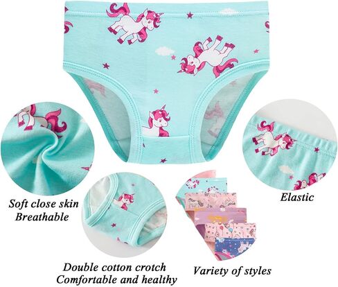 Boboking Soft Cotton Underwear Toddler Girls'Briefs Soft Undies in Saudi Arabia