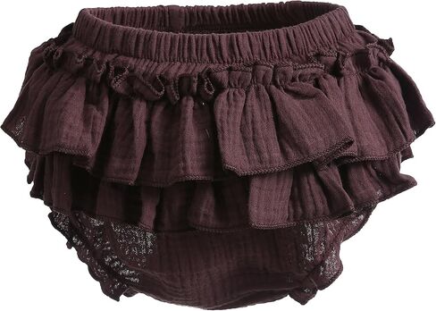 Newborn Infant Baby Girl Cotton Bloomers and Bows Toddlers Ruffle Shorts Diaper Covers Headband Set in Saudi Arabia