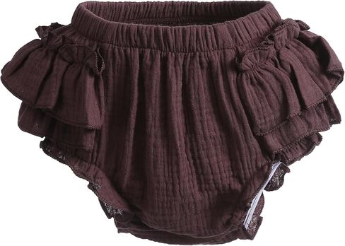 Newborn Infant Baby Girl Cotton Bloomers and Bows Toddlers Ruffle Shorts Diaper Covers Headband Set in Saudi Arabia