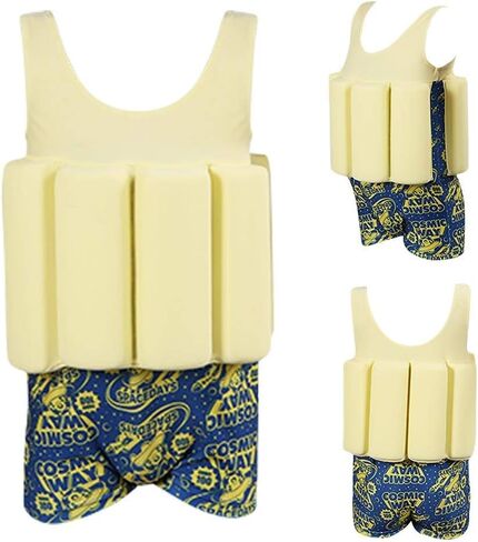 IDOPIP Kids Boys Girls Floatation Swimsuit with Adjustable Buoyancy Baby Float Suit Swim Vest One Piece Swimwear Bathing Suit in Saudi Arabia