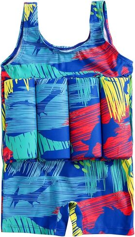 IDOPIP Kids Boys Girls Floatation Swimsuit with Adjustable Buoyancy Baby Float Suit Swim Vest One Piece Swimwear Bathing Suit in Saudi Arabia