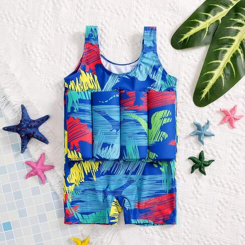 IDOPIP Kids Boys Girls Floatation Swimsuit with Adjustable Buoyancy Baby Float Suit Swim Vest One Piece Swimwear Bathing Suit in Saudi Arabia
