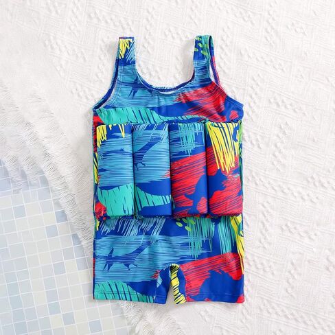 IDOPIP Kids Boys Girls Floatation Swimsuit with Adjustable Buoyancy Baby Float Suit Swim Vest One Piece Swimwear Bathing Suit in Saudi Arabia