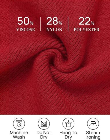 ZESICA Women's 2024 Fall Turtleneck Sweaters Dress Oversized Long Lantern Sleeve Casual Knit Pullover Short Dresses in Saudi Arabia