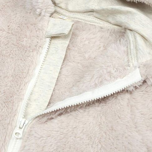 Newborn Baby Snowsuit Fleece Lined Onesie Outfits Warm Hooded Romper for Infant in Saudi Arabia