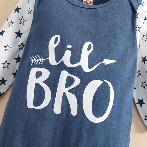 AMAWMW Newborn Baby Girl Little Sister Sleeper Gown Stripe Long Sleeve Nightgown Pajamas Gifts Stuff Essential Outfit in Kuwait