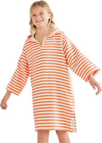 SAMMIMIS Kid’s Beach Towel with Hood - Boys & Girls Swim Cover Up - Pullover Hooded Beach Towel with Long Sleeves – Light, Quick Dry Towel & Hoodie in Kuwait