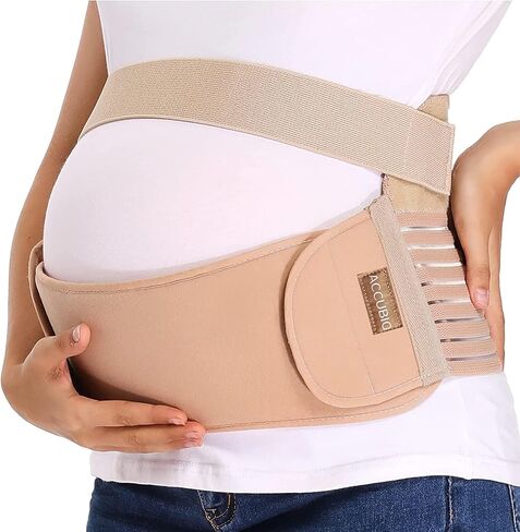 Maternity Belly Band for Pregnant Women, Maternity Belt, Pregnancy Belly Support Band for Abdomen,Breathable and Adjustable Belly Brace, Relieve Waist and Back Pain (Large) in Saudi Arabia