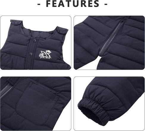 Happy Cherry Boys' Toddler Classic Snow Bib Ski Snowsuit, Invisible Zipper Leg Openings for Diaper Changes 6 Months-4 Years in Kuwait